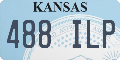 KS license plate 488ILP