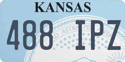 KS license plate 488IPZ
