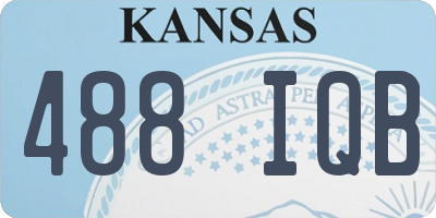 KS license plate 488IQB