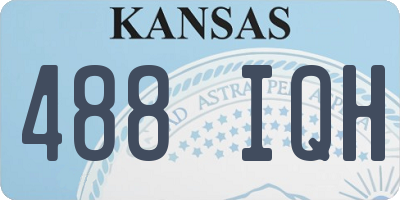 KS license plate 488IQH