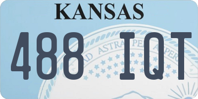 KS license plate 488IQT