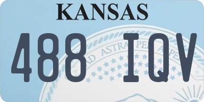 KS license plate 488IQV