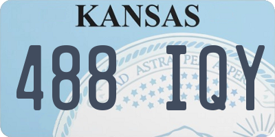 KS license plate 488IQY