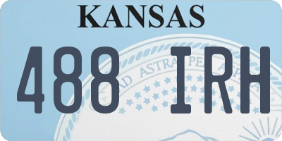 KS license plate 488IRH