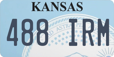 KS license plate 488IRM