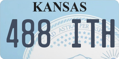 KS license plate 488ITH