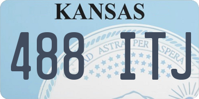 KS license plate 488ITJ