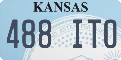 KS license plate 488ITO