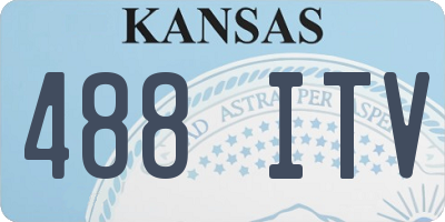 KS license plate 488ITV