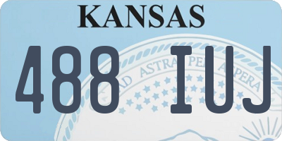 KS license plate 488IUJ