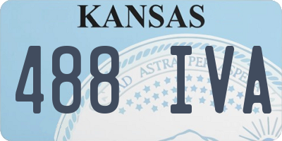 KS license plate 488IVA