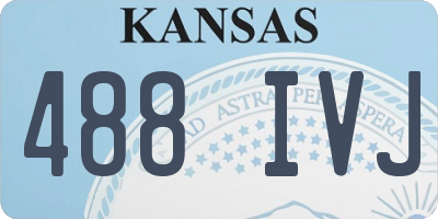 KS license plate 488IVJ