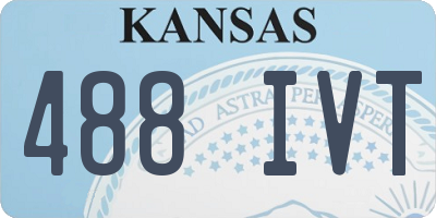 KS license plate 488IVT