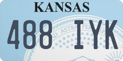 KS license plate 488IYK