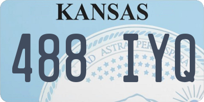 KS license plate 488IYQ
