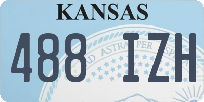KS license plate 488IZH