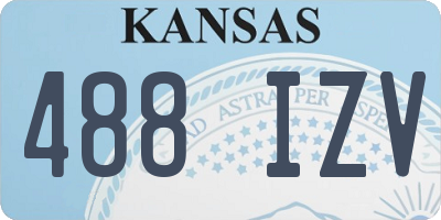 KS license plate 488IZV