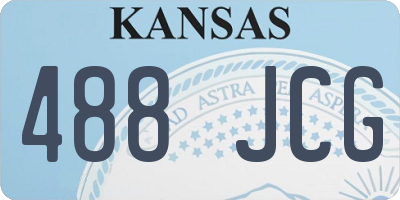 KS license plate 488JCG