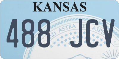 KS license plate 488JCV