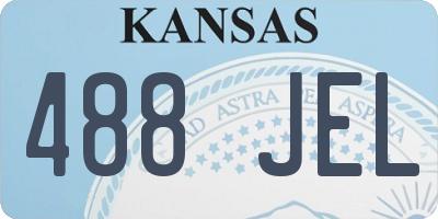 KS license plate 488JEL