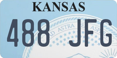 KS license plate 488JFG