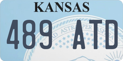 KS license plate 489ATD