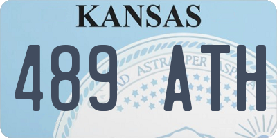 KS license plate 489ATH