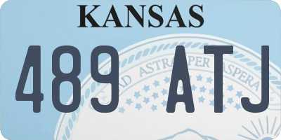 KS license plate 489ATJ