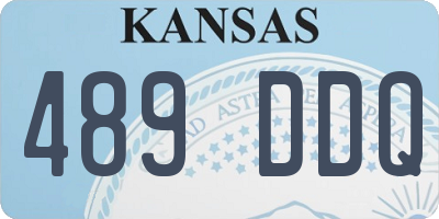 KS license plate 489DDQ