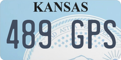KS license plate 489GPS