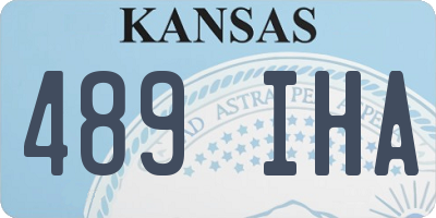 KS license plate 489IHA