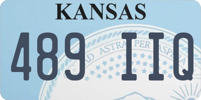 KS license plate 489IIQ