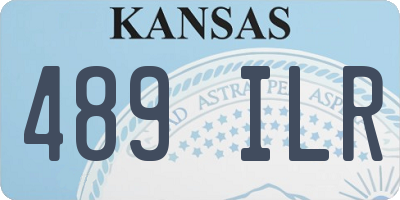 KS license plate 489ILR