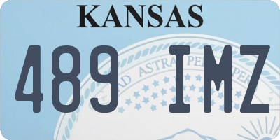 KS license plate 489IMZ
