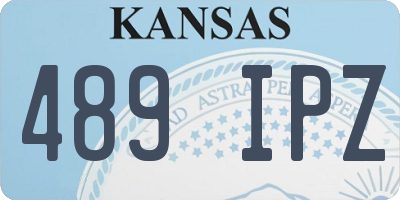 KS license plate 489IPZ