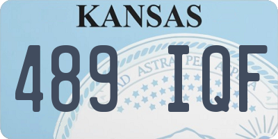 KS license plate 489IQF