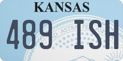 KS license plate 489ISH