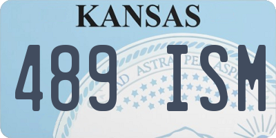 KS license plate 489ISM