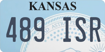 KS license plate 489ISR
