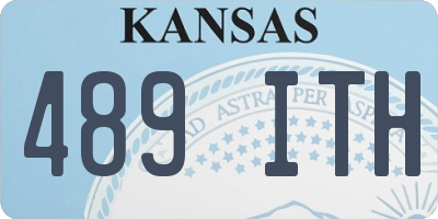 KS license plate 489ITH
