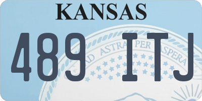 KS license plate 489ITJ