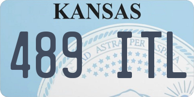 KS license plate 489ITL