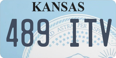 KS license plate 489ITV