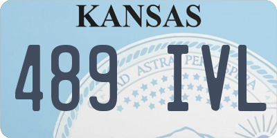 KS license plate 489IVL