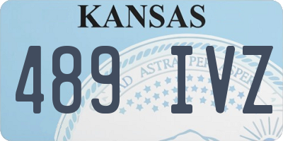 KS license plate 489IVZ