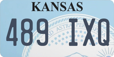 KS license plate 489IXQ