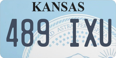KS license plate 489IXU