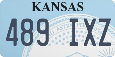 KS license plate 489IXZ