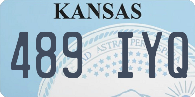 KS license plate 489IYQ
