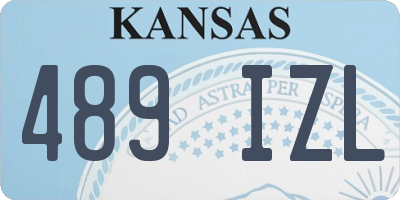 KS license plate 489IZL